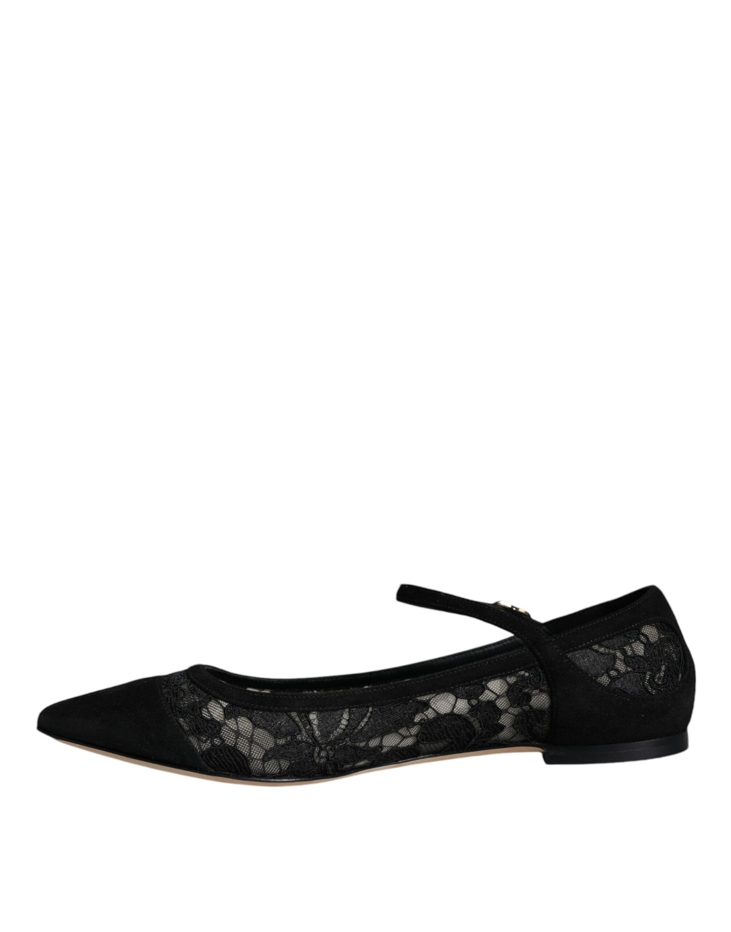 Dolce & Gabbana Scarpe basse Bellucci in pizzo Taormina nero