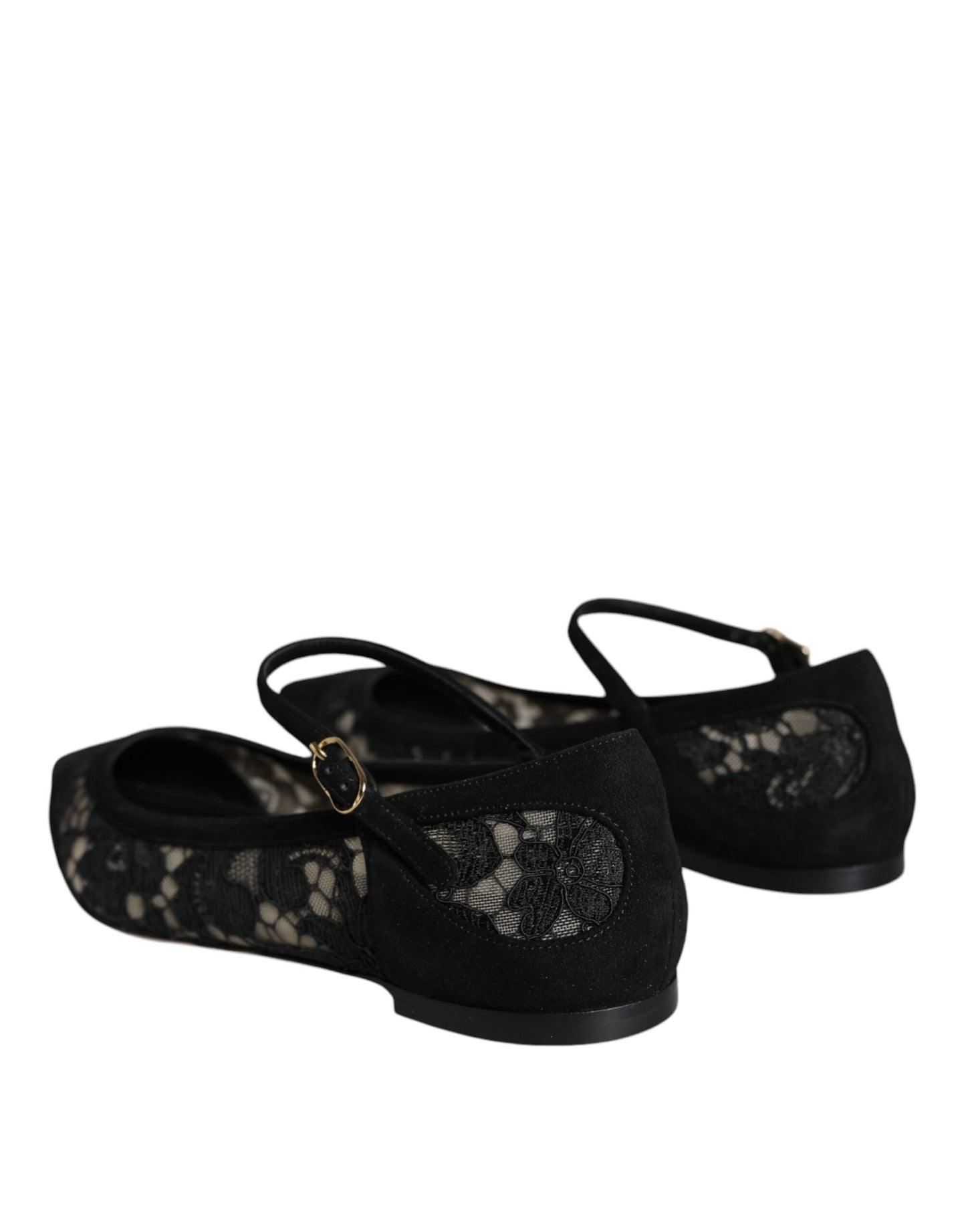 Dolce & Gabbana Scarpe basse Bellucci in pizzo Taormina nero