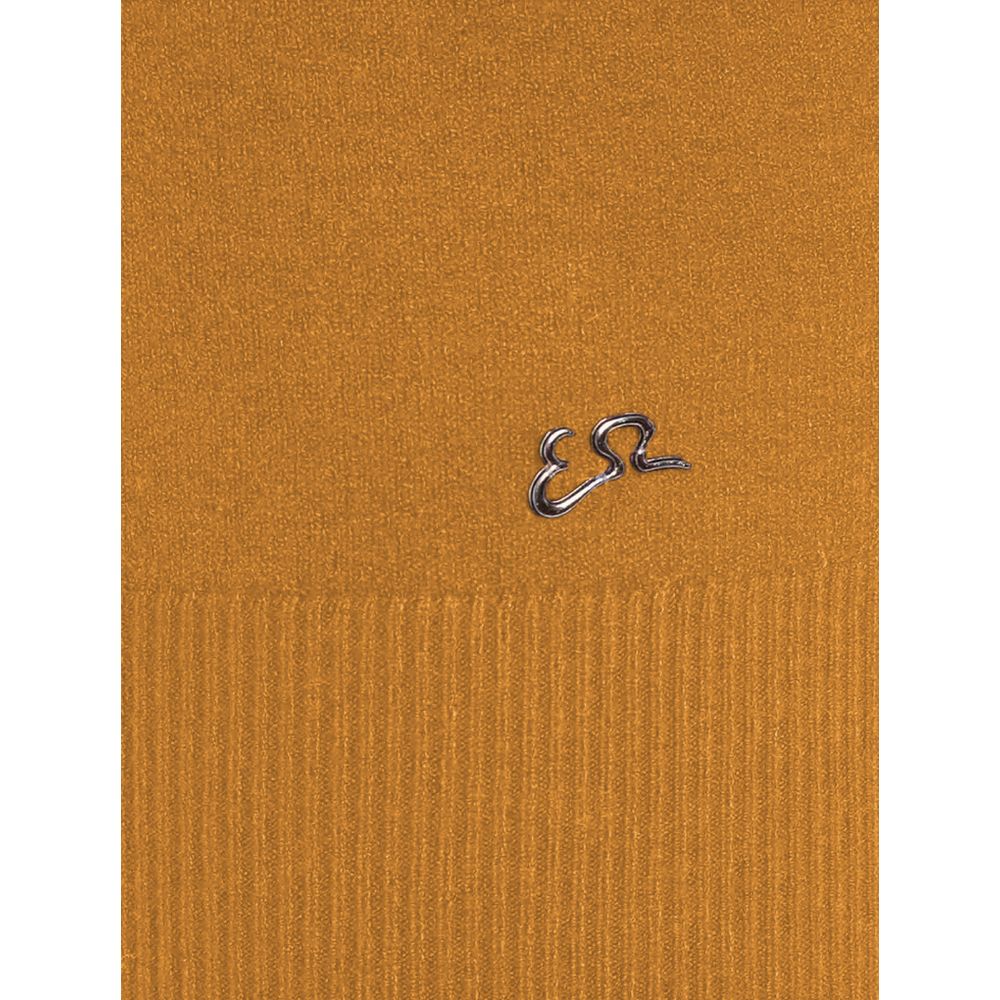 Sì Zee Abito in viscosa giallo