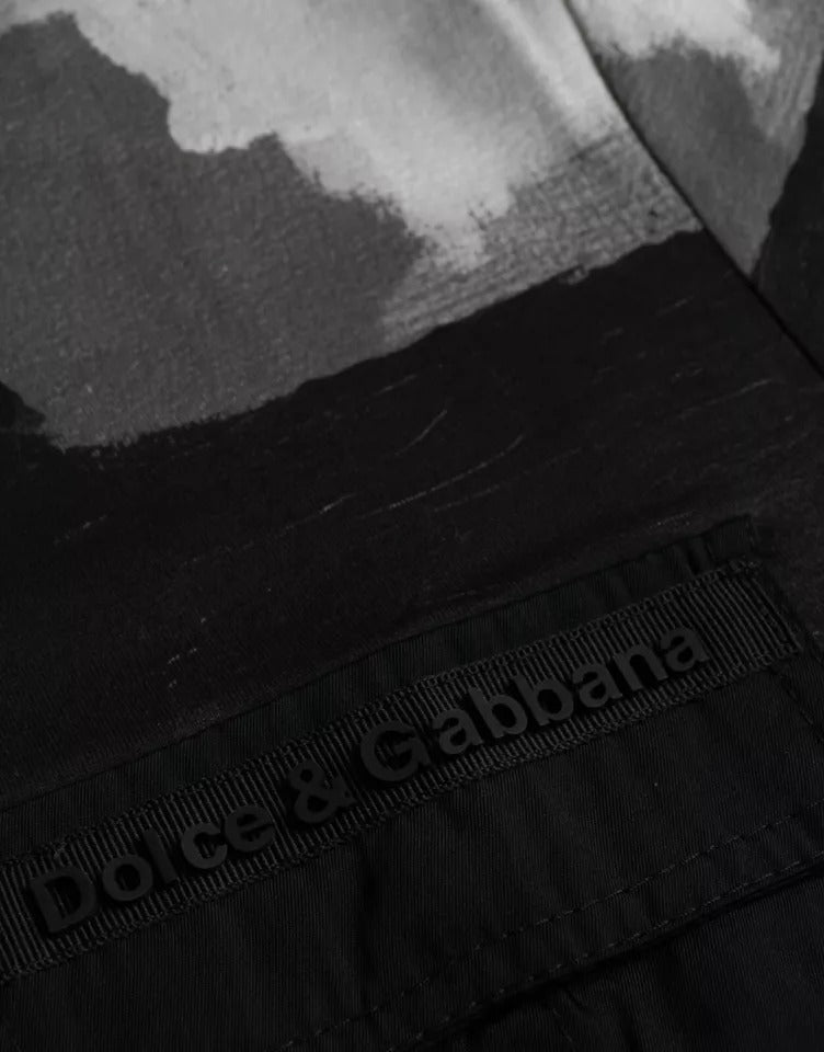 Dolce & Gabbana T-shirt girocollo in cotone mimetico multicolore