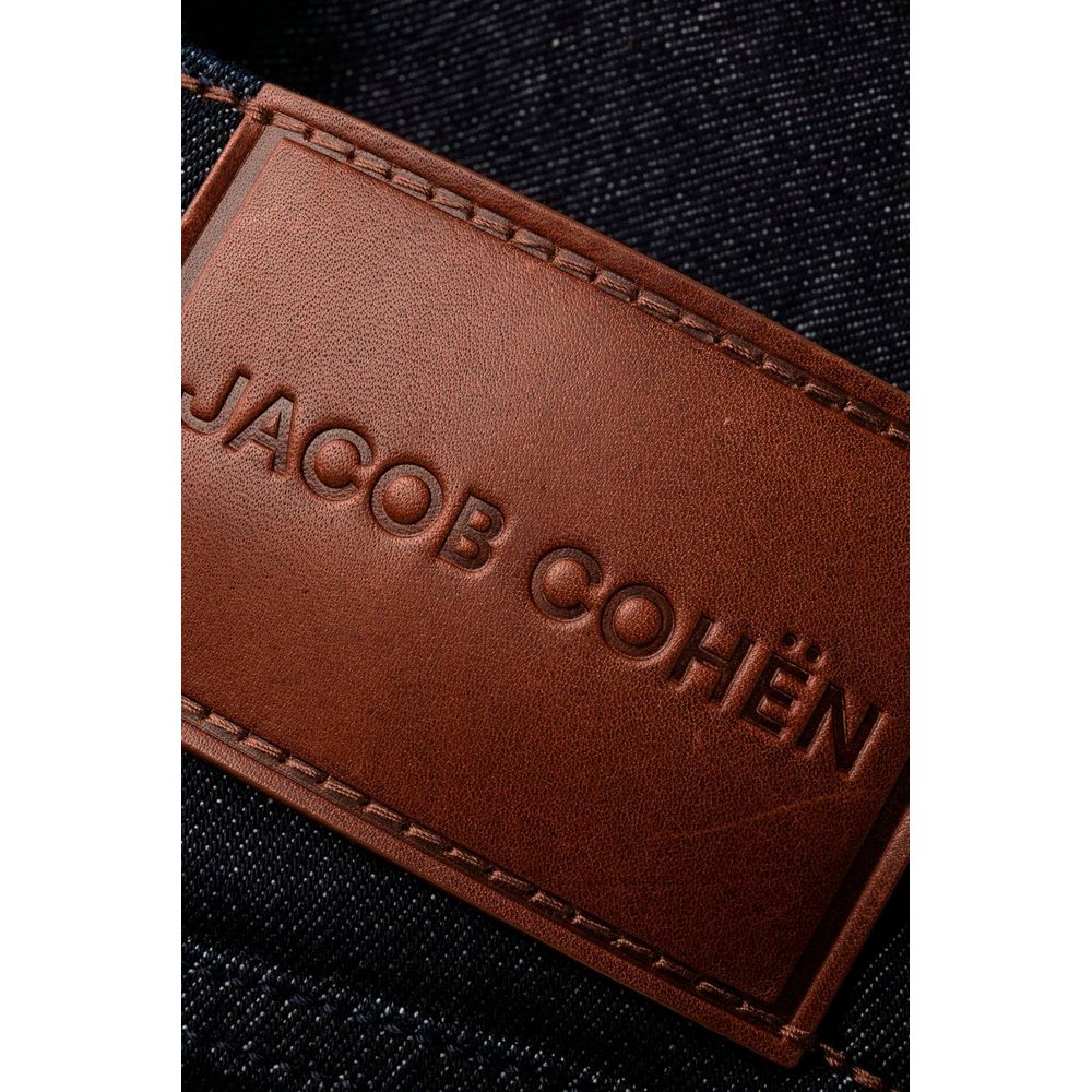 Jeans da uomo in cotone blu Jacob Cohen