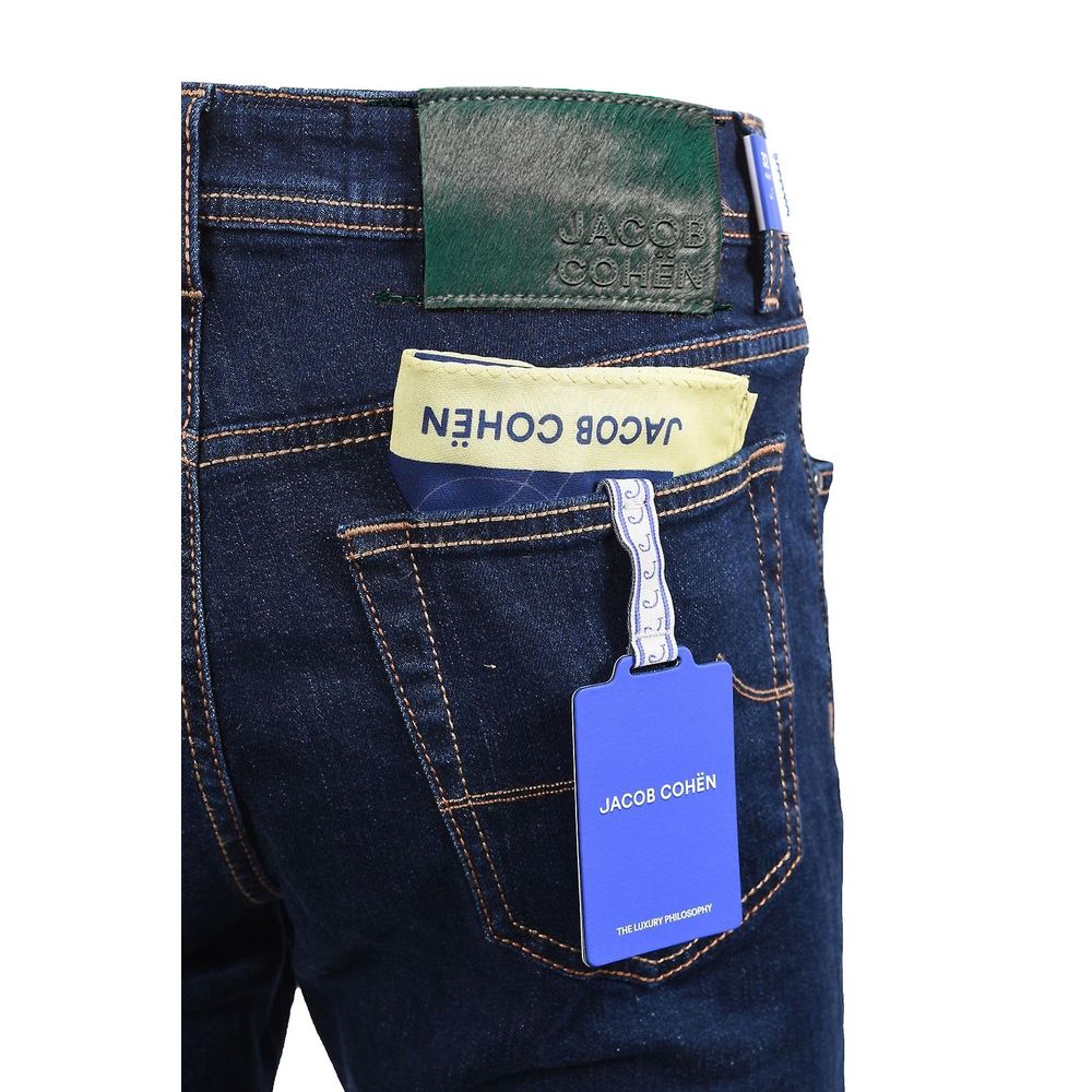 Jeans e pantaloni in cotone blu Jacob Cohen