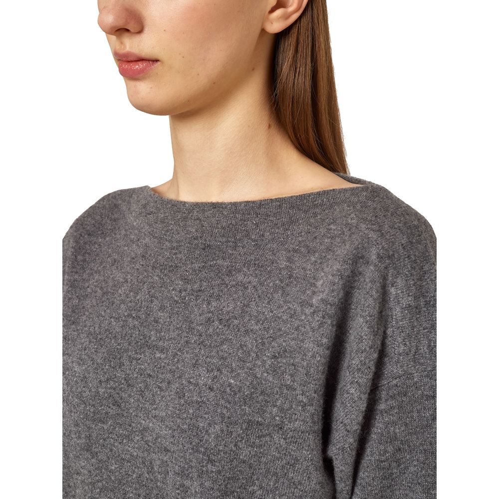Maglione in cashmere grigio Alpha Studio