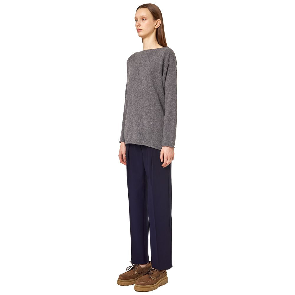 Maglione in cashmere grigio Alpha Studio