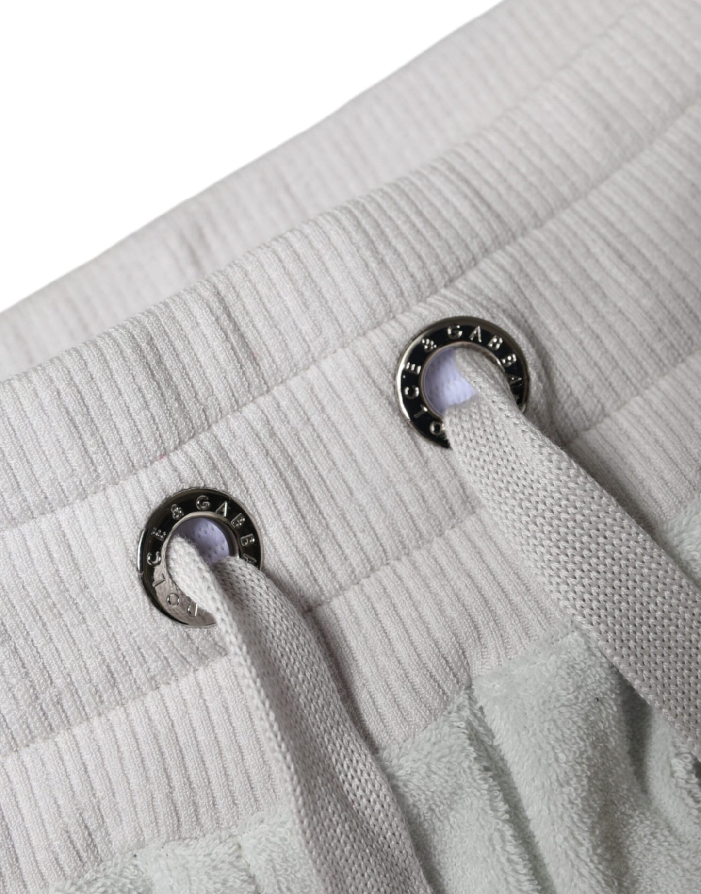 Pantaloni della tuta da jogging in nylon bianco Dolce & Gabbana