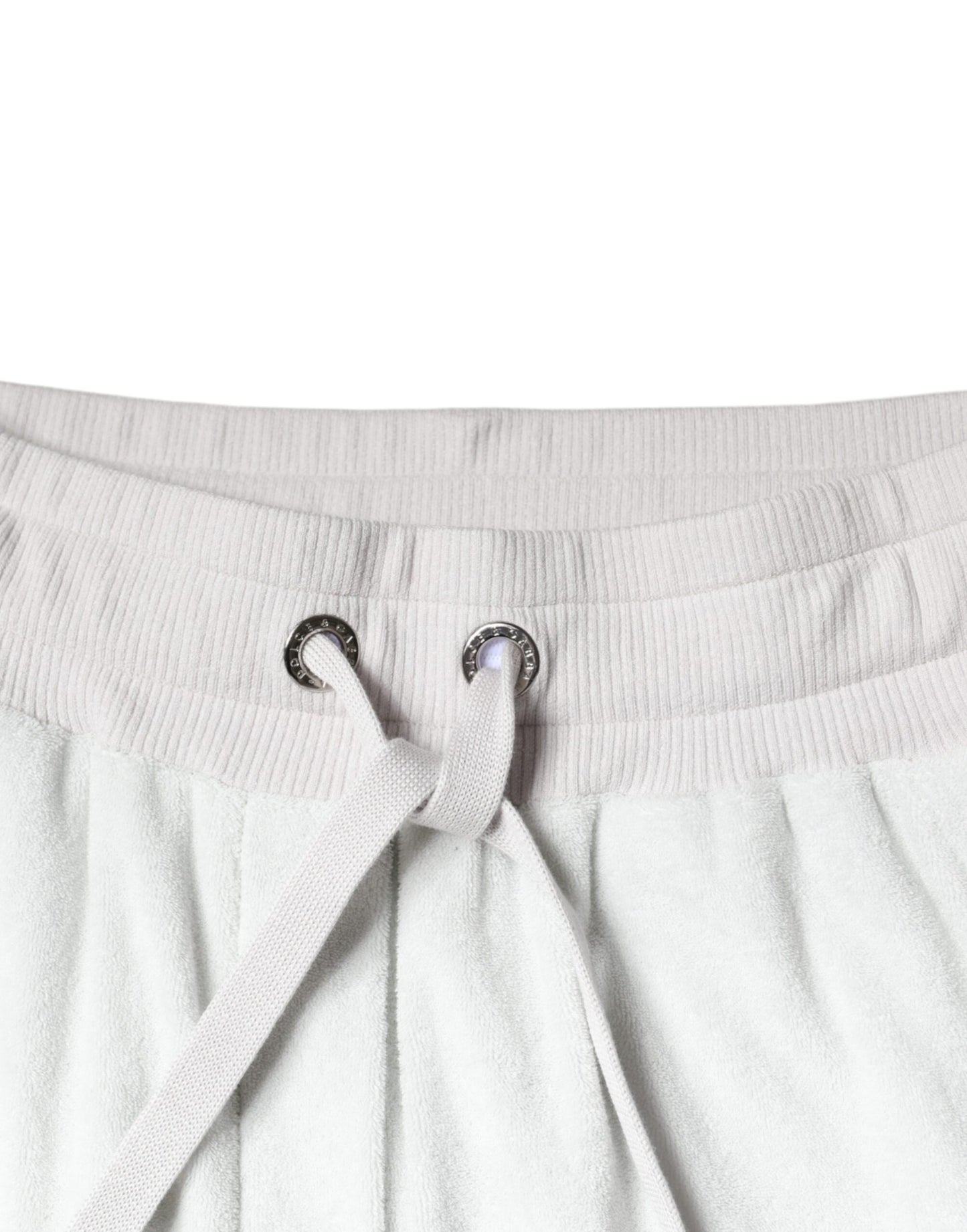 Pantaloni della tuta da jogging in nylon bianco Dolce & Gabbana