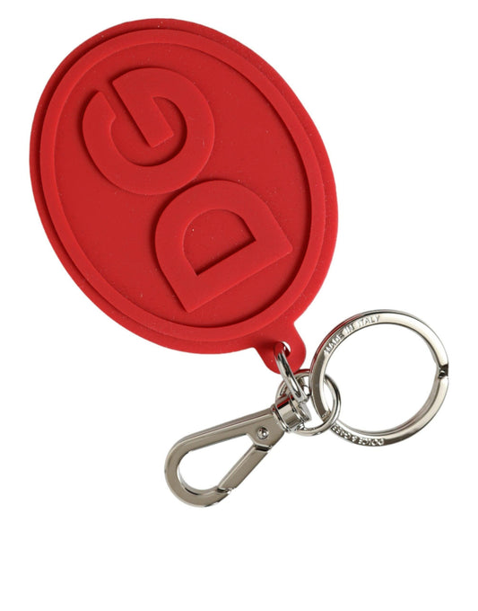 Dolce & Gabbana Elegant Red Trifold Key Holder Case - PER.FASHION