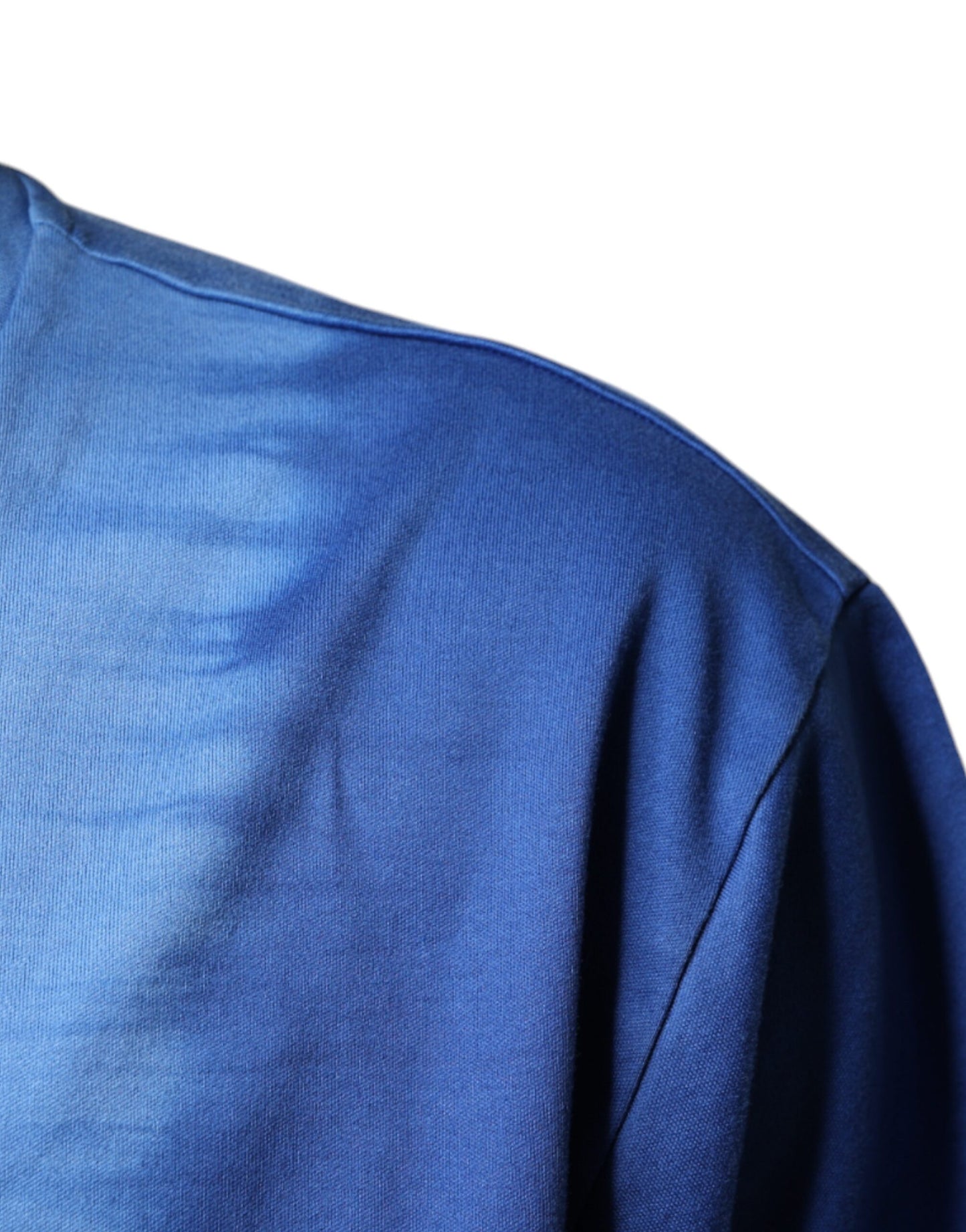 Dolce & Gabbana T-shirt in cotone con simbolo della pace e motivo tie-dye blu