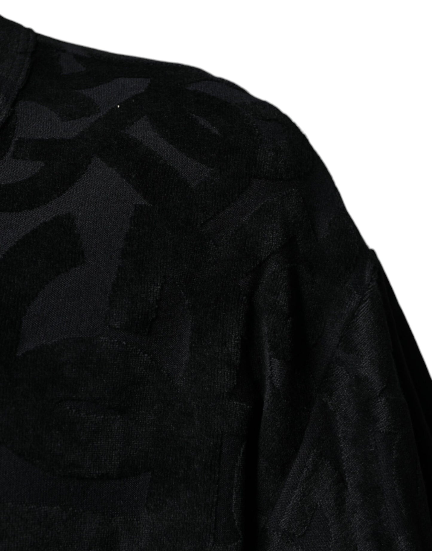 Dolce & Gabbana T-shirt nera con stampa del logo DG Mania
