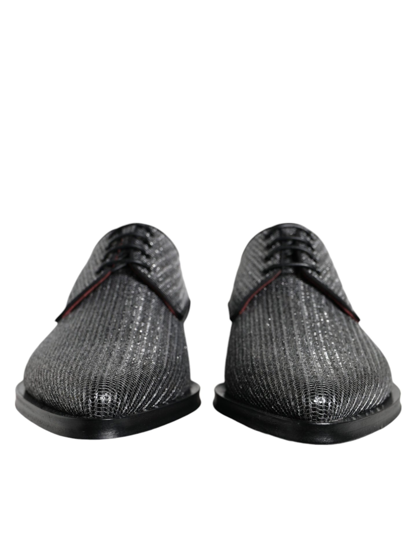 Scarpe eleganti da sera in poliuretano argento Dolce & Gabbana