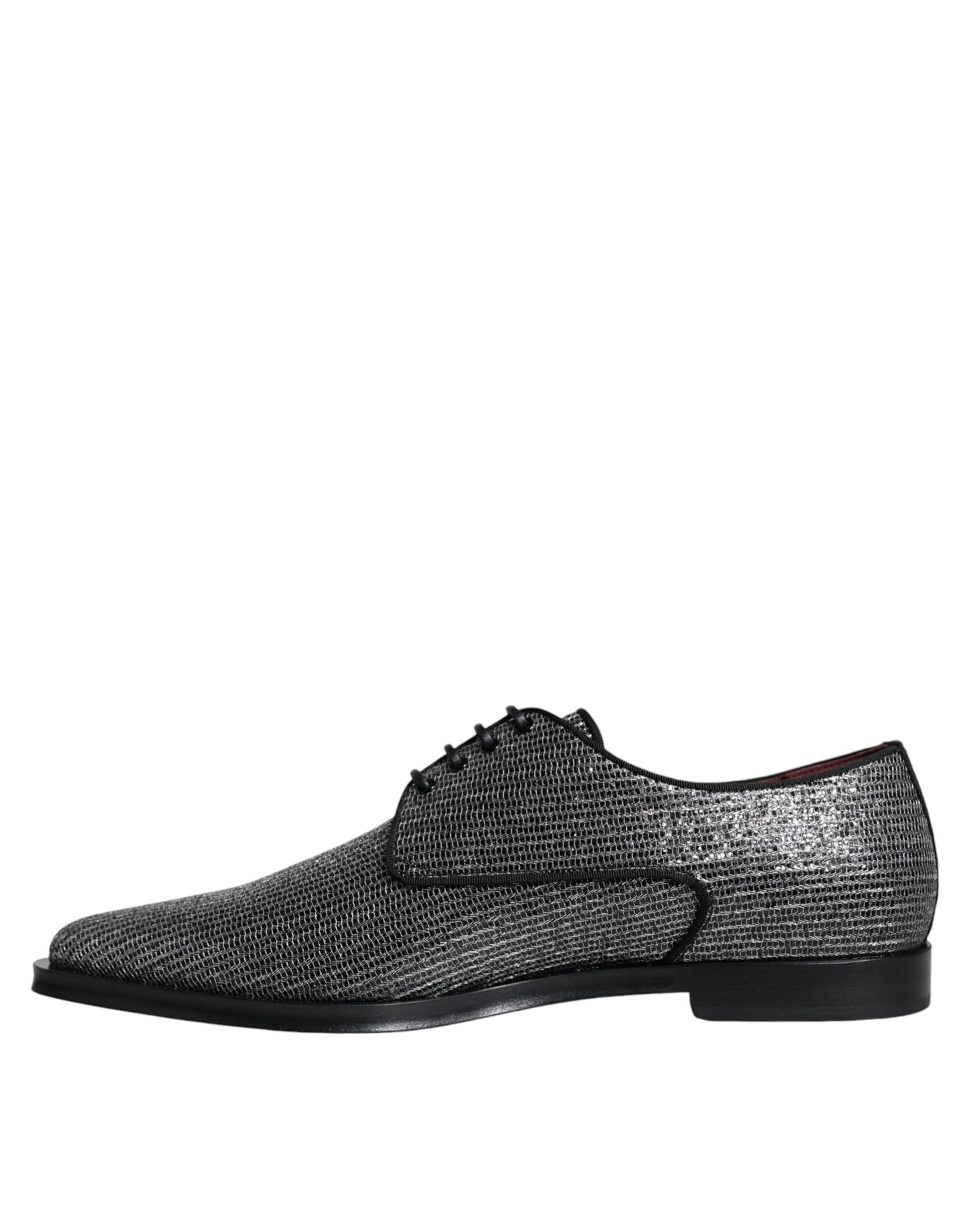 Scarpe eleganti da sera in poliuretano argento Dolce & Gabbana