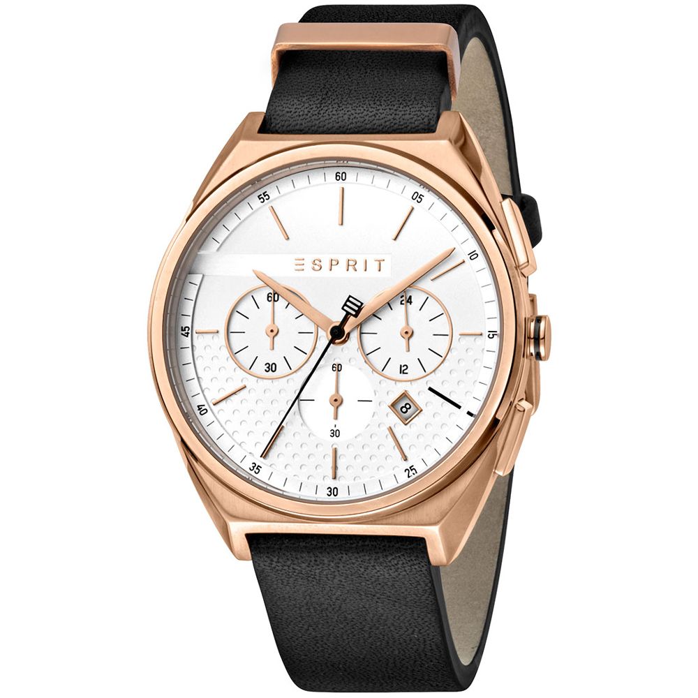 Orologio Esprit in pelle nera