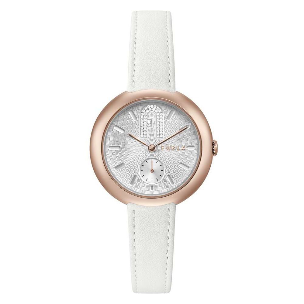 Orologio Furla in pelle bianca