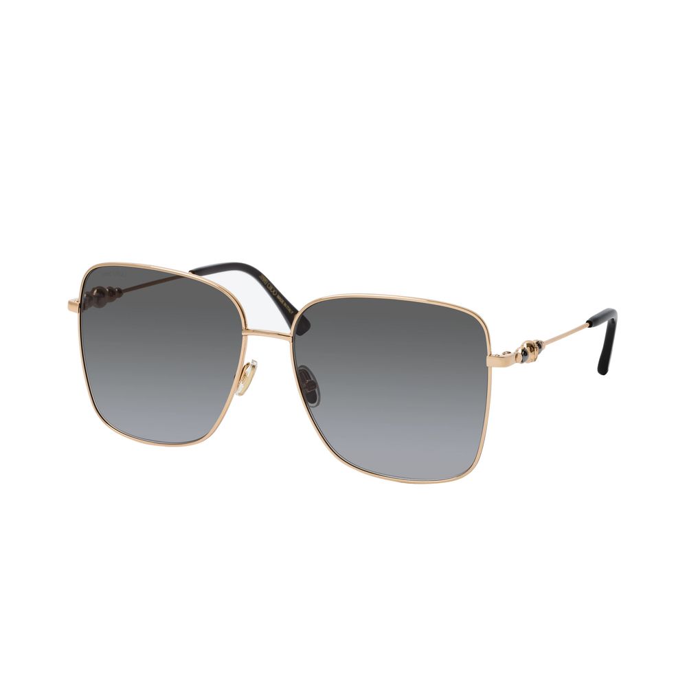 Occhiali da sole Jimmy Choo in metallo dorato