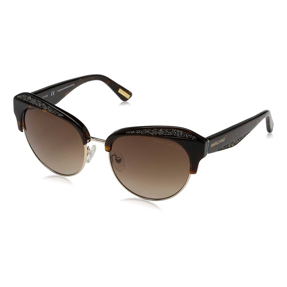Occhiali da sole in acetato marrone Marciano by Guess