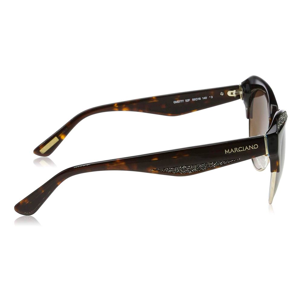 Occhiali da sole in acetato marrone Marciano by Guess