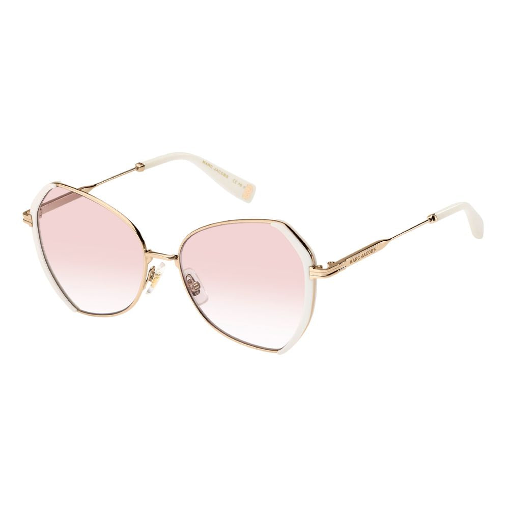 Occhiali da sole in metallo dorato Marc Jacobs