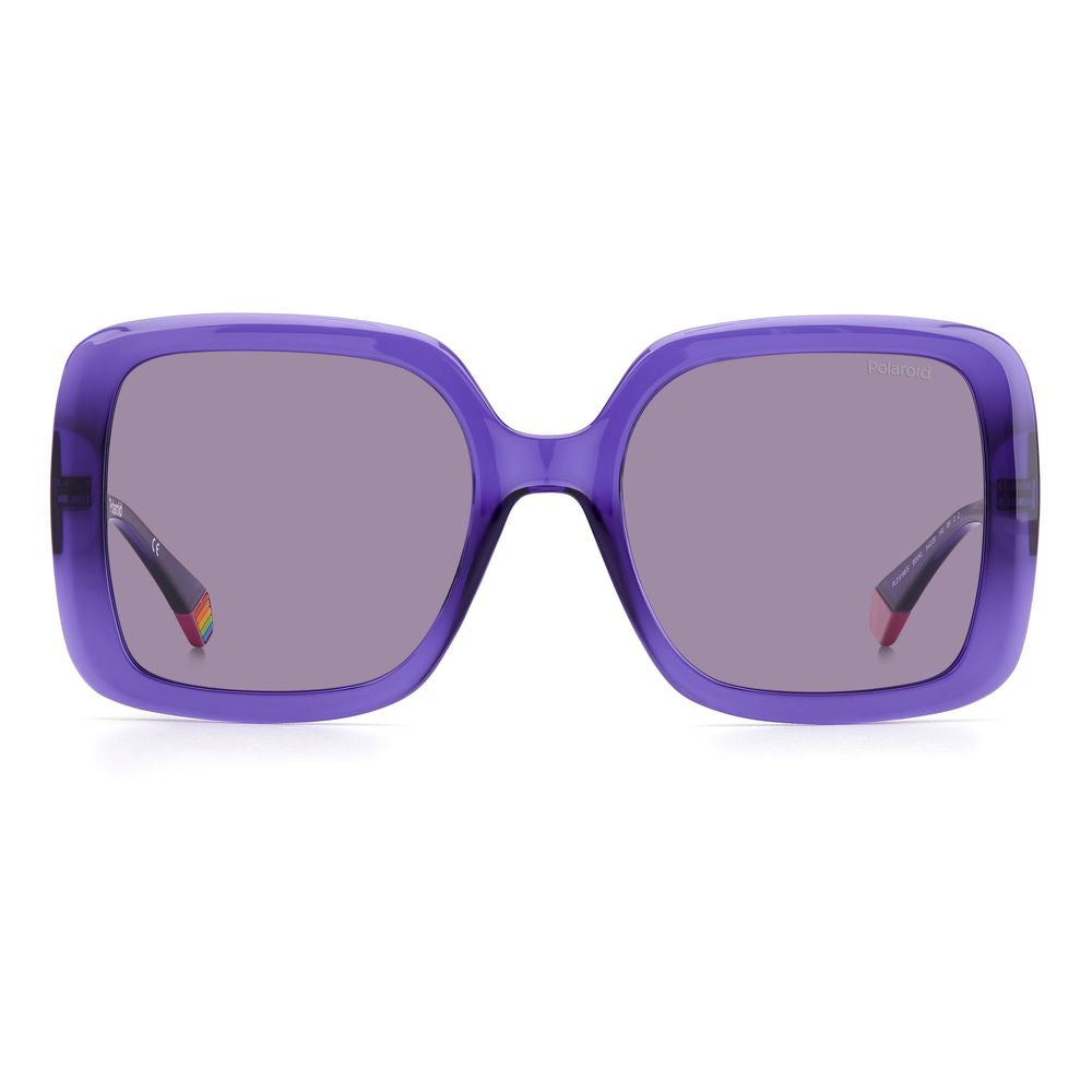 Occhiali da sole in plastica viola Polaroid