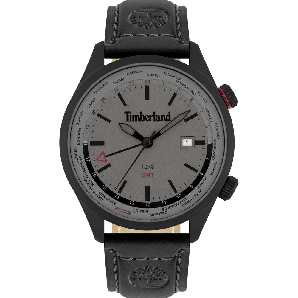 Orologio Timberland in pelle nera