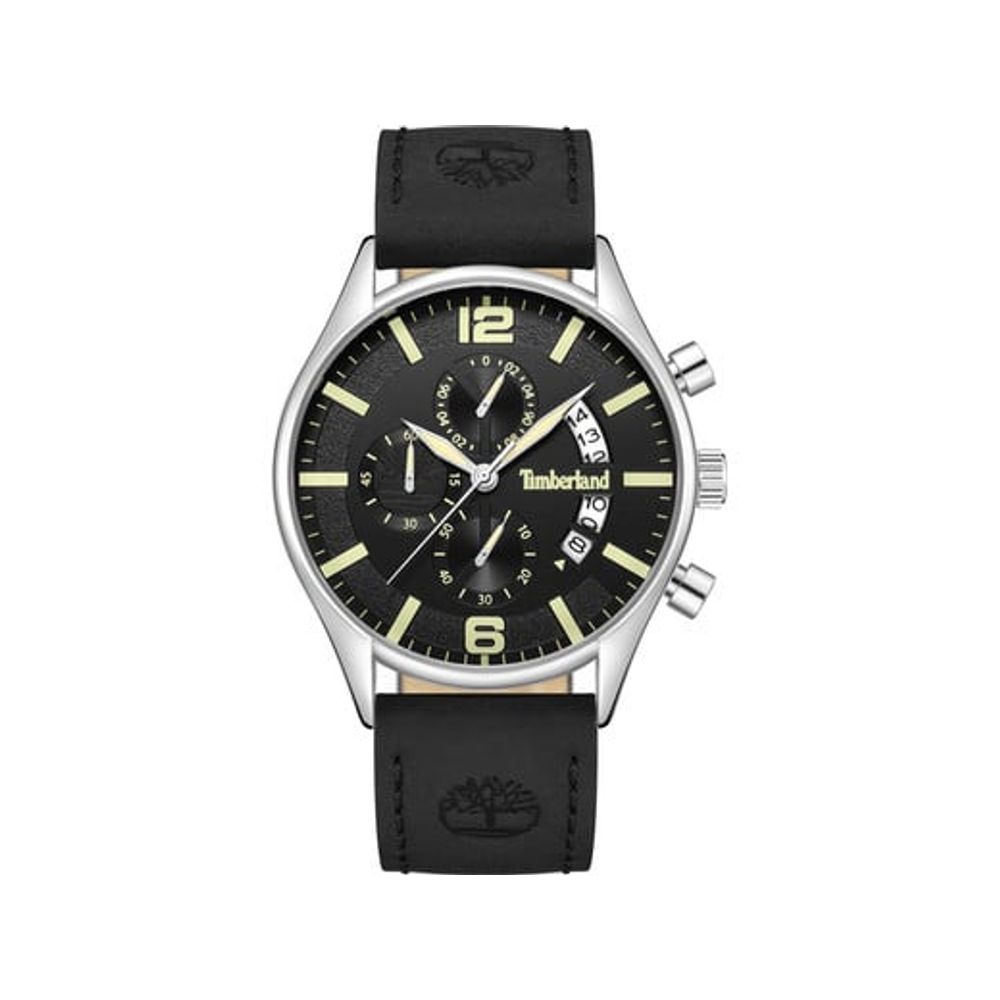 Orologio Timberland in pelle nera