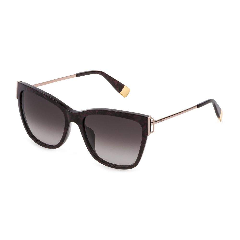 Occhiali da sole Furla in acetato marrone