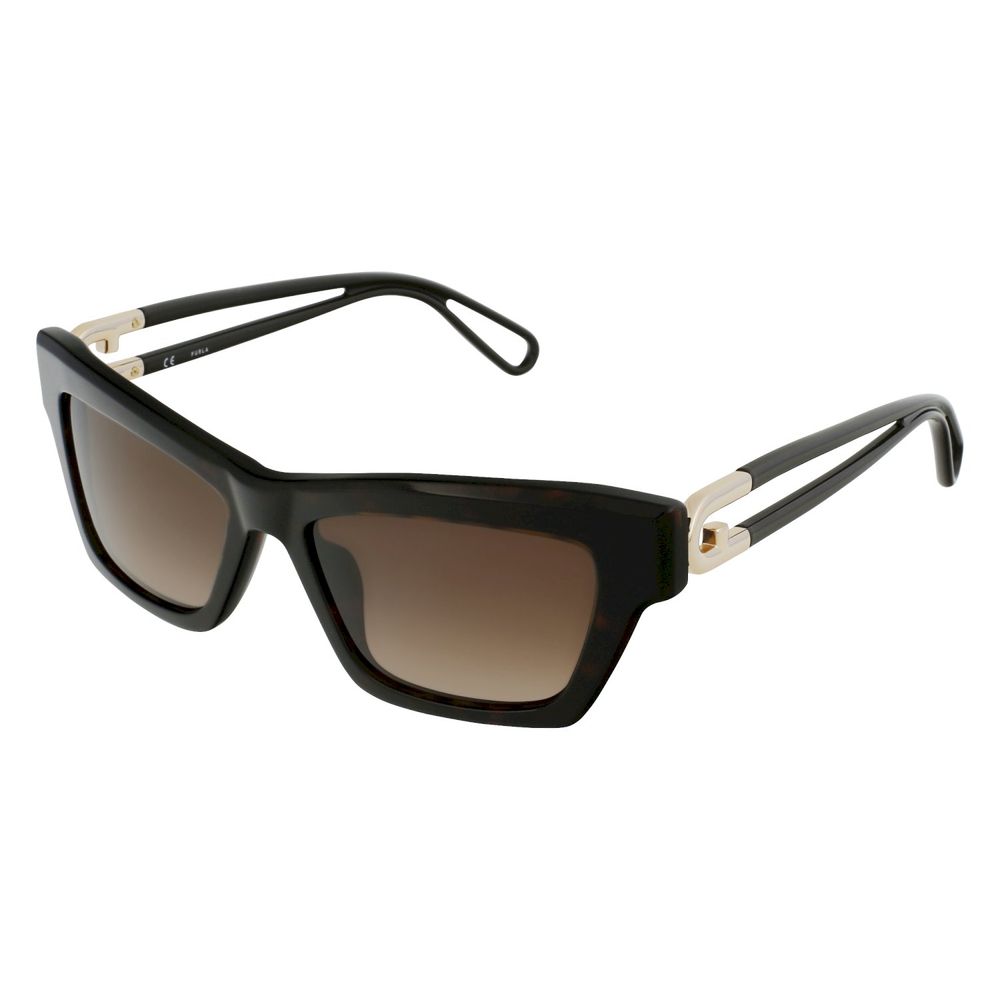 Occhiali da sole Furla in acetato marrone