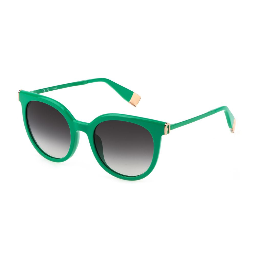 Occhiali da sole Furla in acetato verde