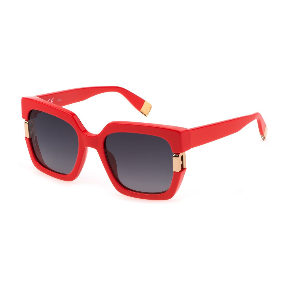 Occhiali da sole Furla in acetato arancione