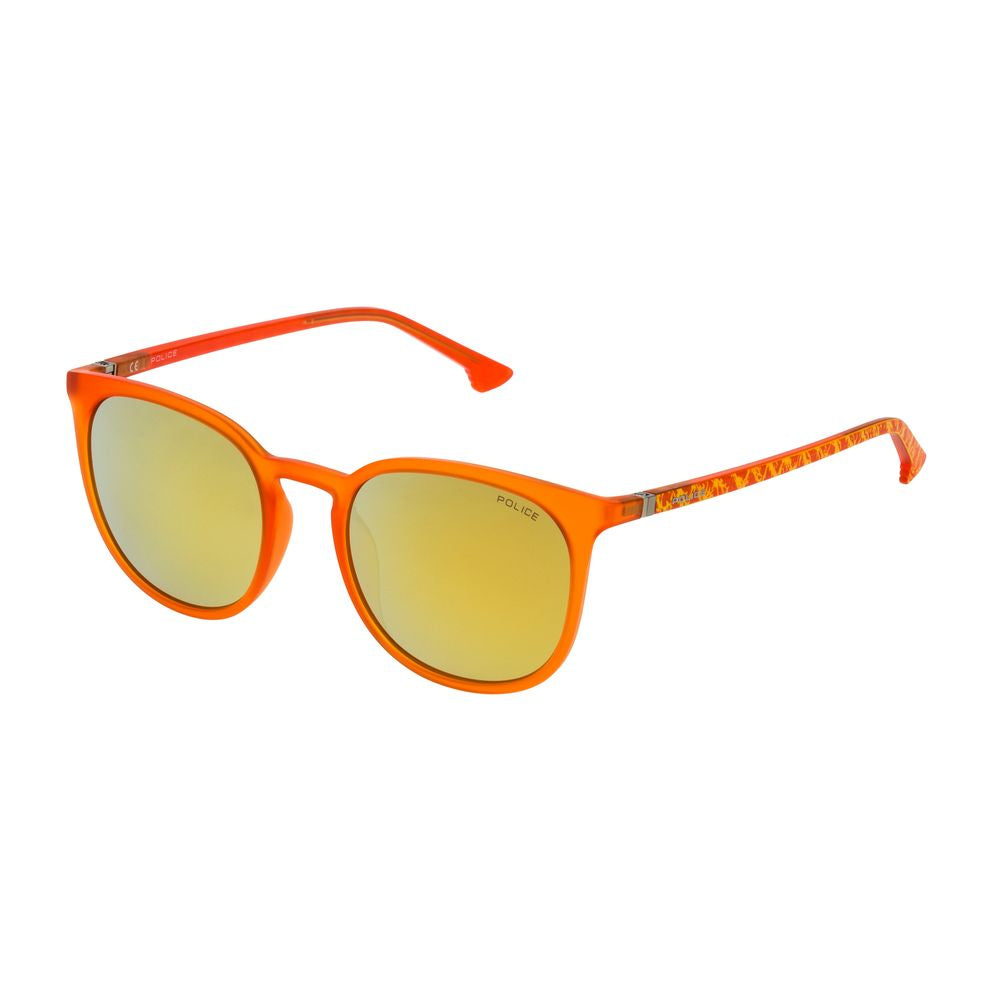 Occhiali da sole iniettati color arancione della polizia
