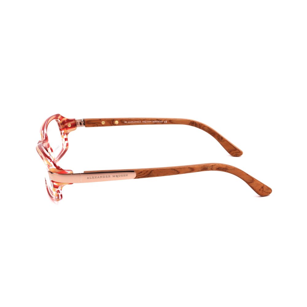Montature in acetato rosso Alexander McQueen