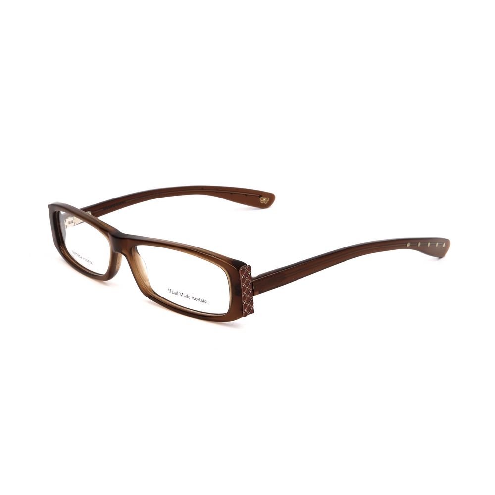 Montature in acetato marrone Bottega Veneta
