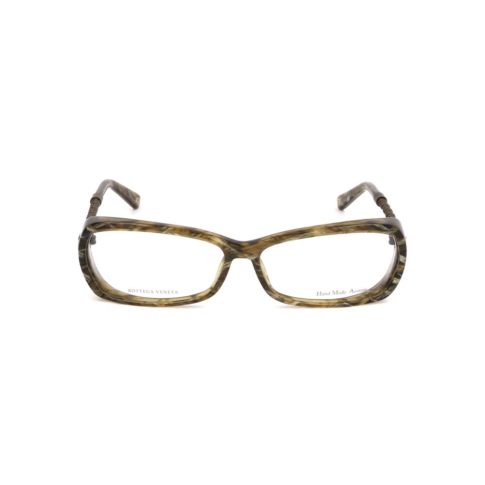 Montature in acetato verde Bottega Veneta