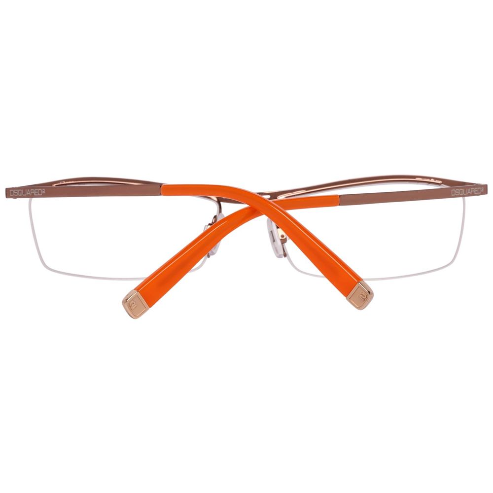 Montatura in metallo oro rosa Dsquared²