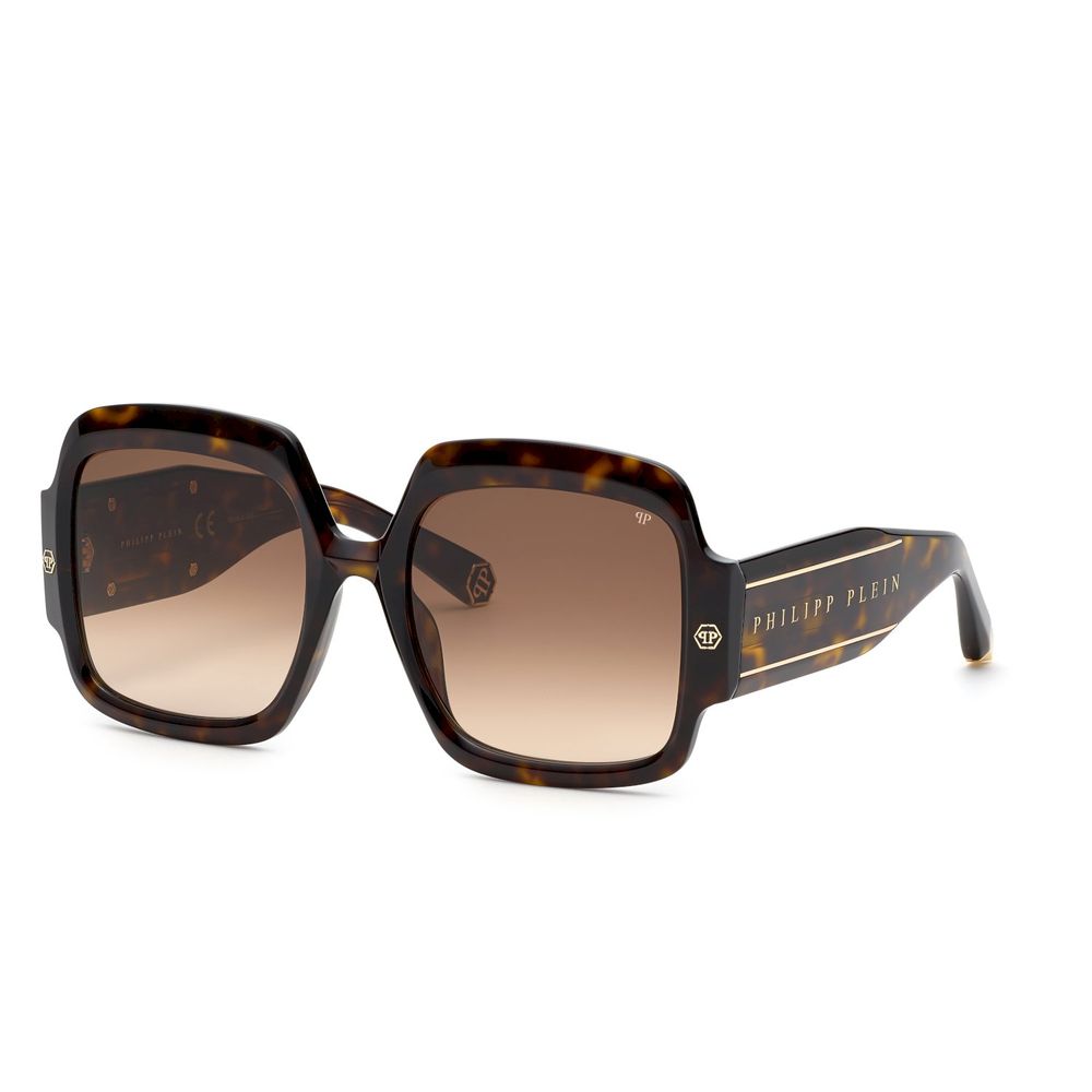 Occhiali da sole Philipp Plein in acetato marrone