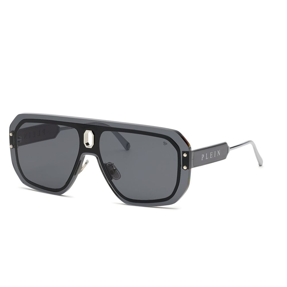 Occhiali da sole Philipp Plein in metallo grigio