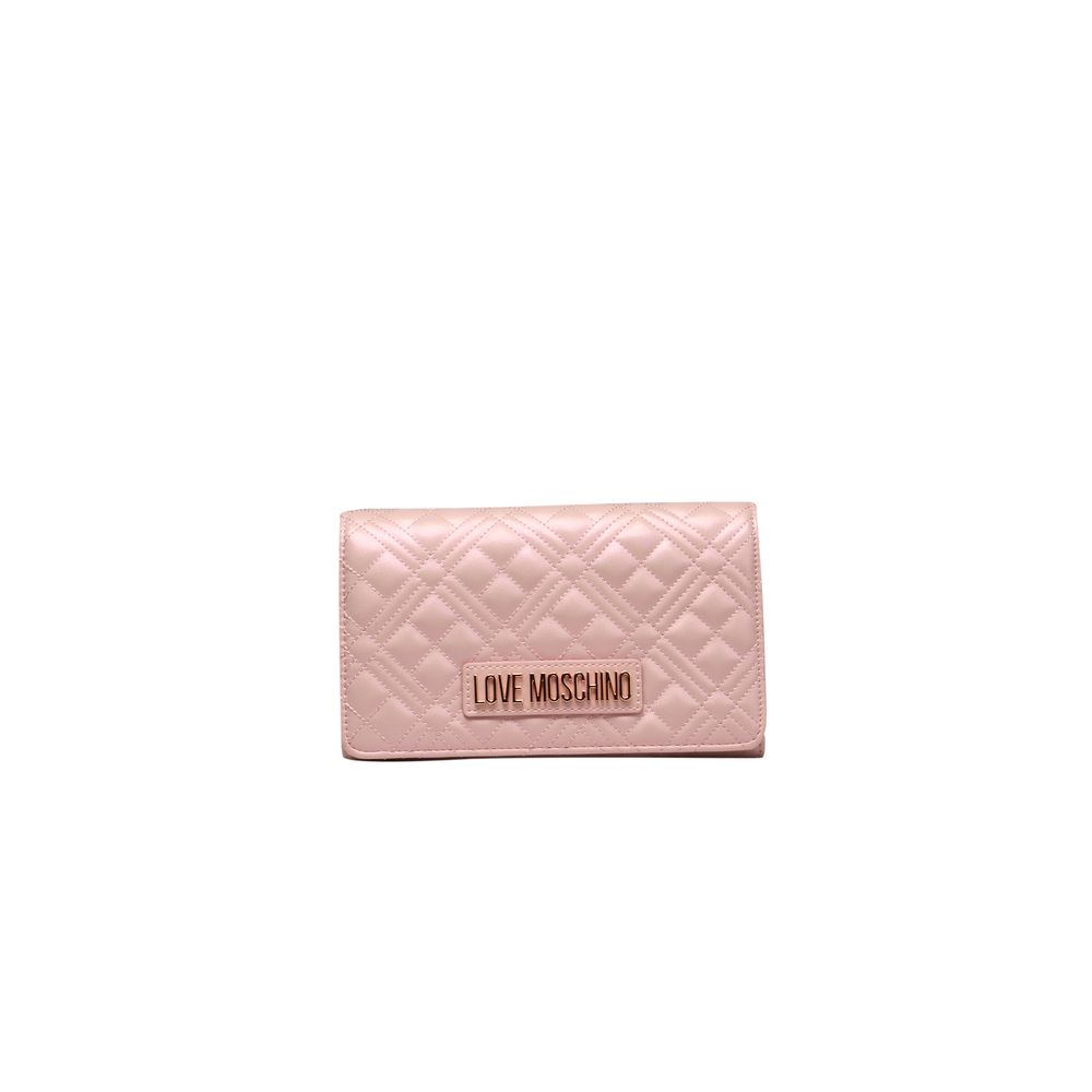 Borsa a tracolla da donna Love Moschino in polietilene multicolore