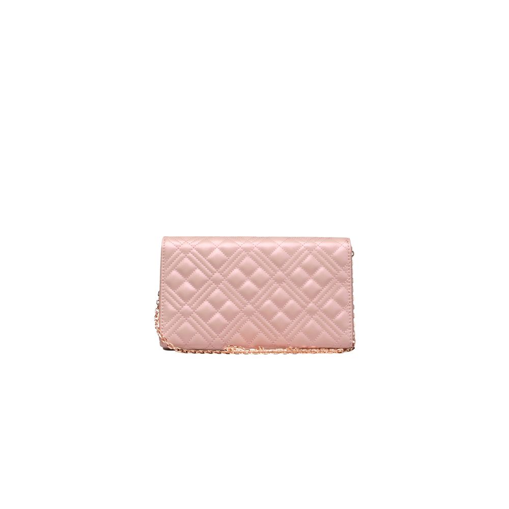 Borsa a tracolla da donna Love Moschino in polietilene multicolore
