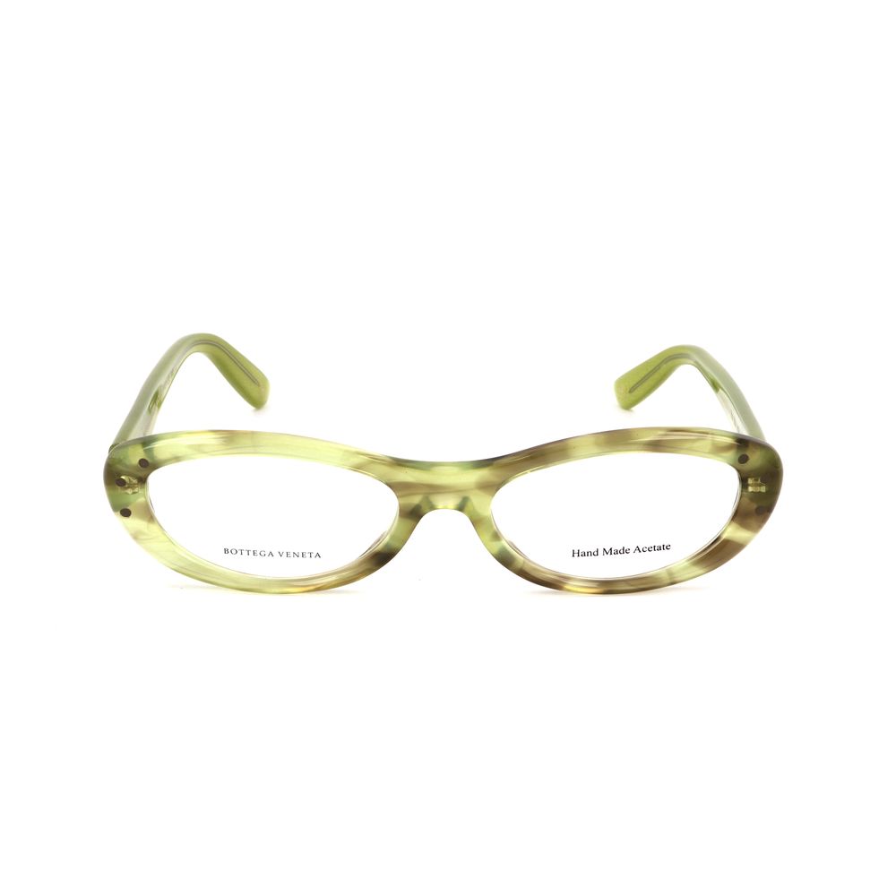 Montature in acetato verde Bottega Veneta