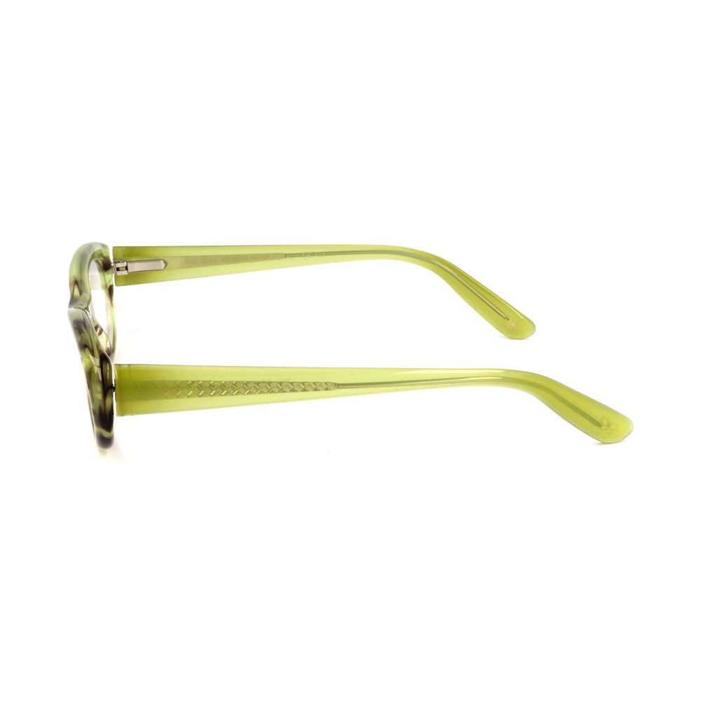 Montature in acetato verde Bottega Veneta