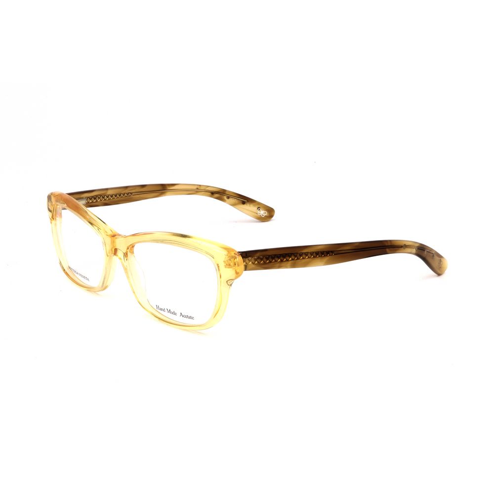Montature in acetato arancione Bottega Veneta