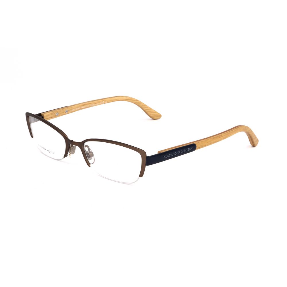 Alexander McQueen Montature in metallo bicolore