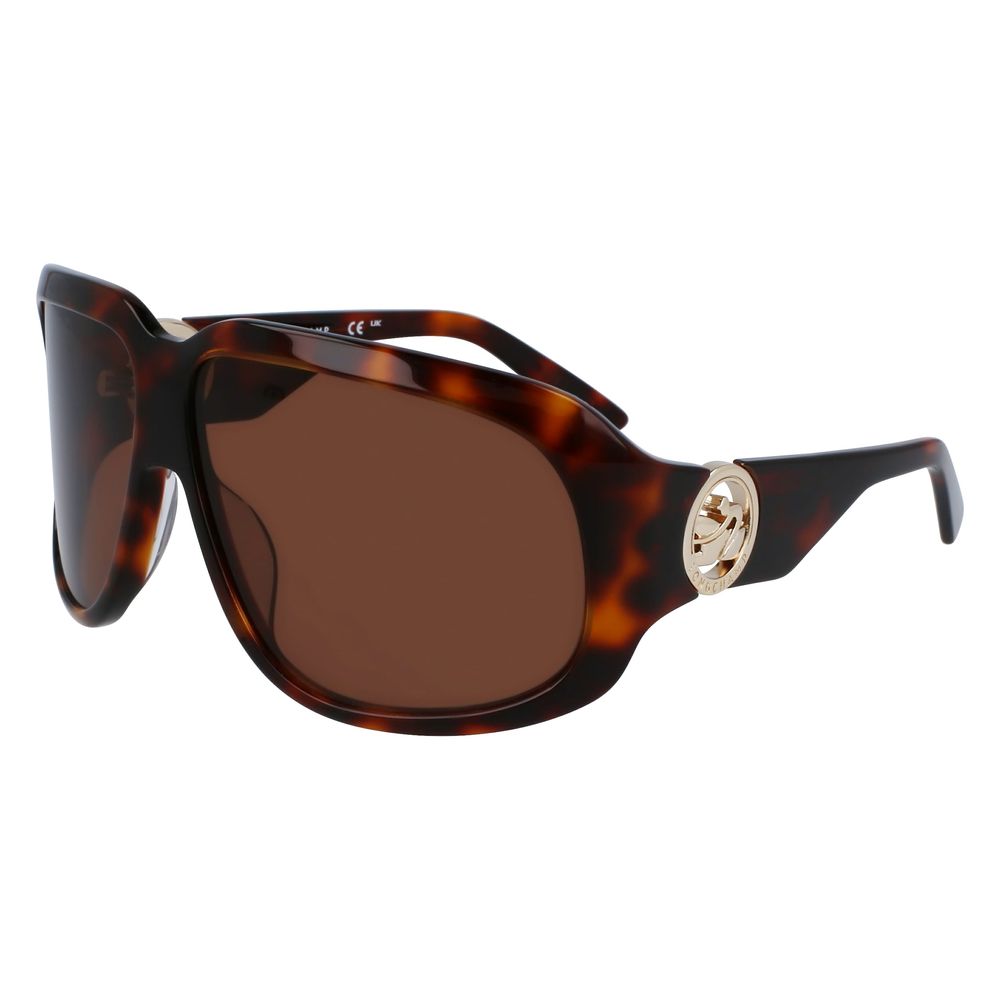 Occhiali da sole Longchamp in acetato marrone