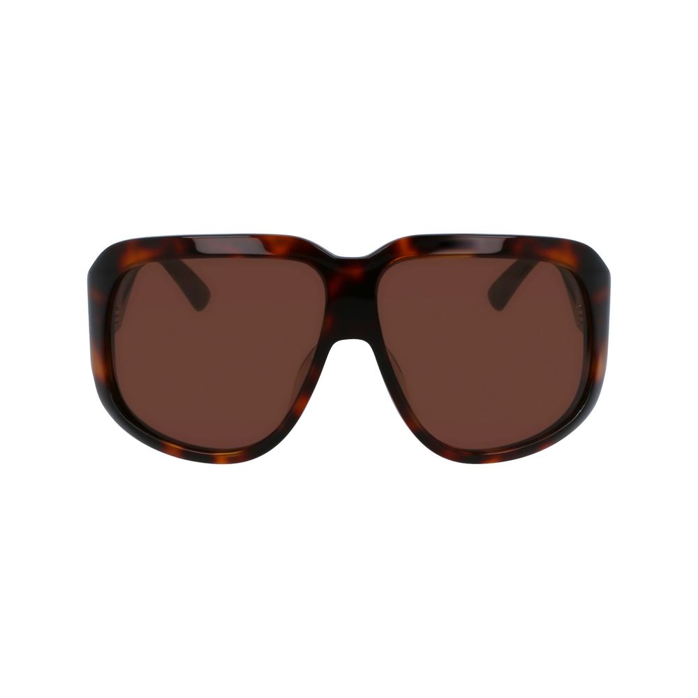 Occhiali da sole Longchamp in acetato marrone