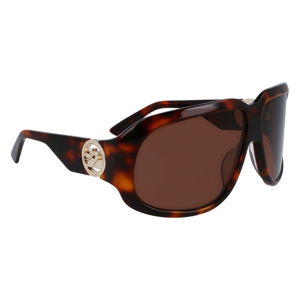 Occhiali da sole Longchamp in acetato marrone