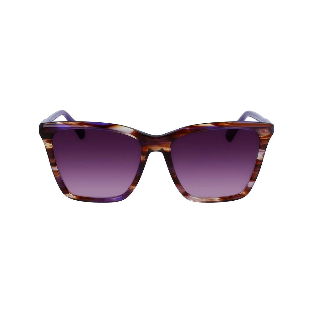 Occhiali da sole Longchamp in acetato viola