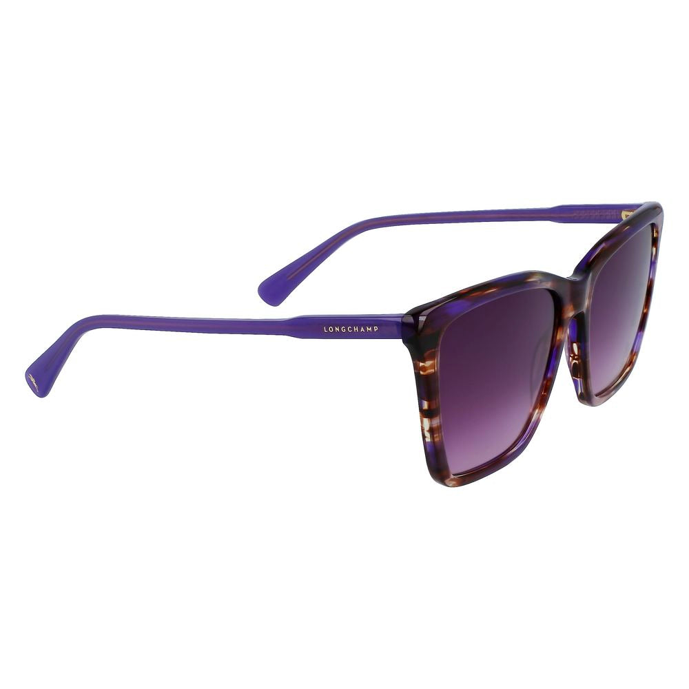 Occhiali da sole Longchamp in acetato viola