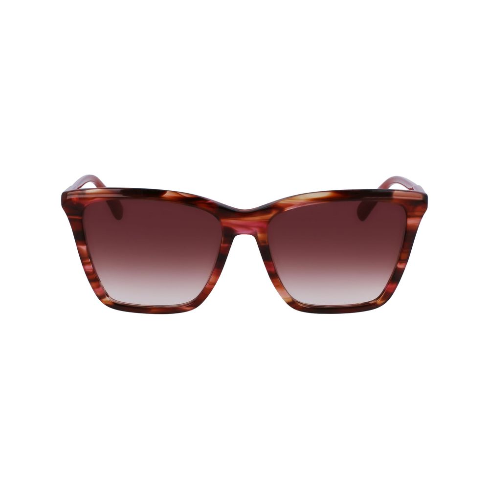 Occhiali da sole Longchamp in acetato rosso
