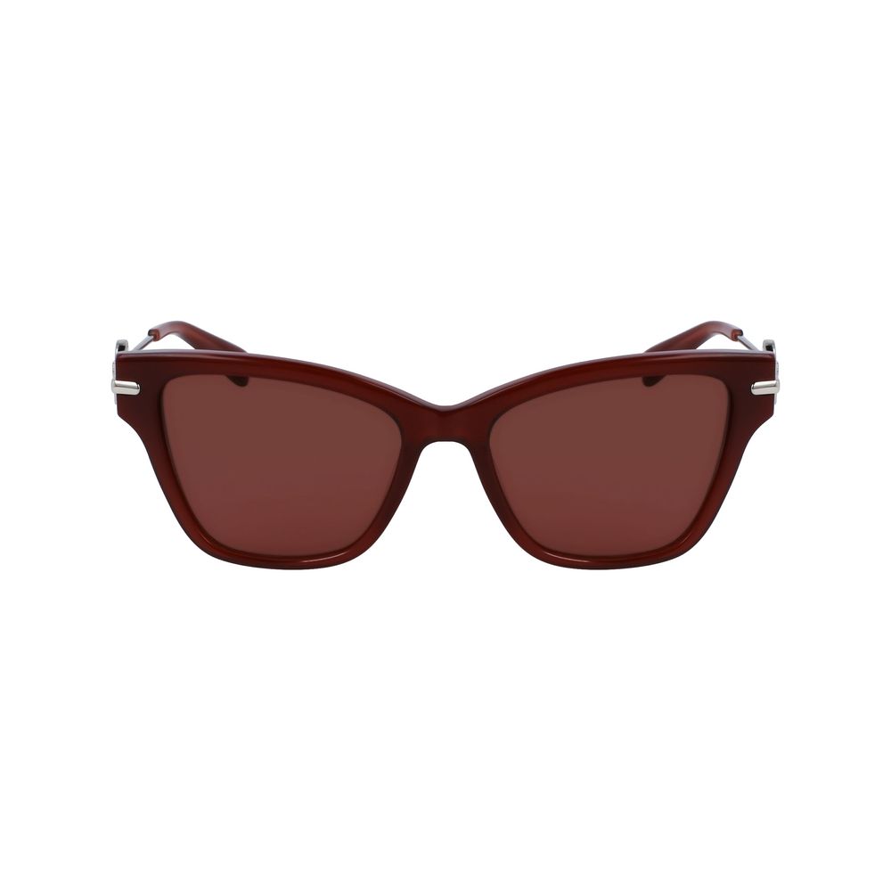 Occhiali da sole Longchamp in acetato marrone