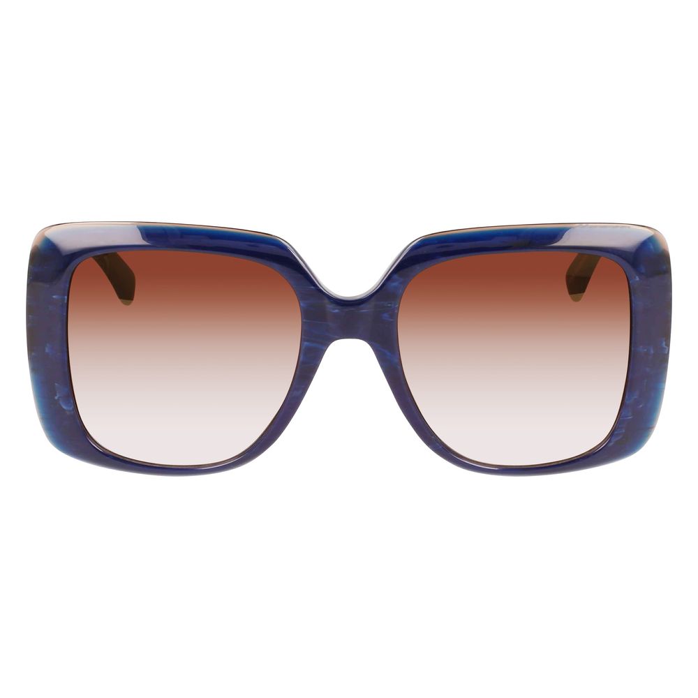 Occhiali da sole Longchamp in acetato blu