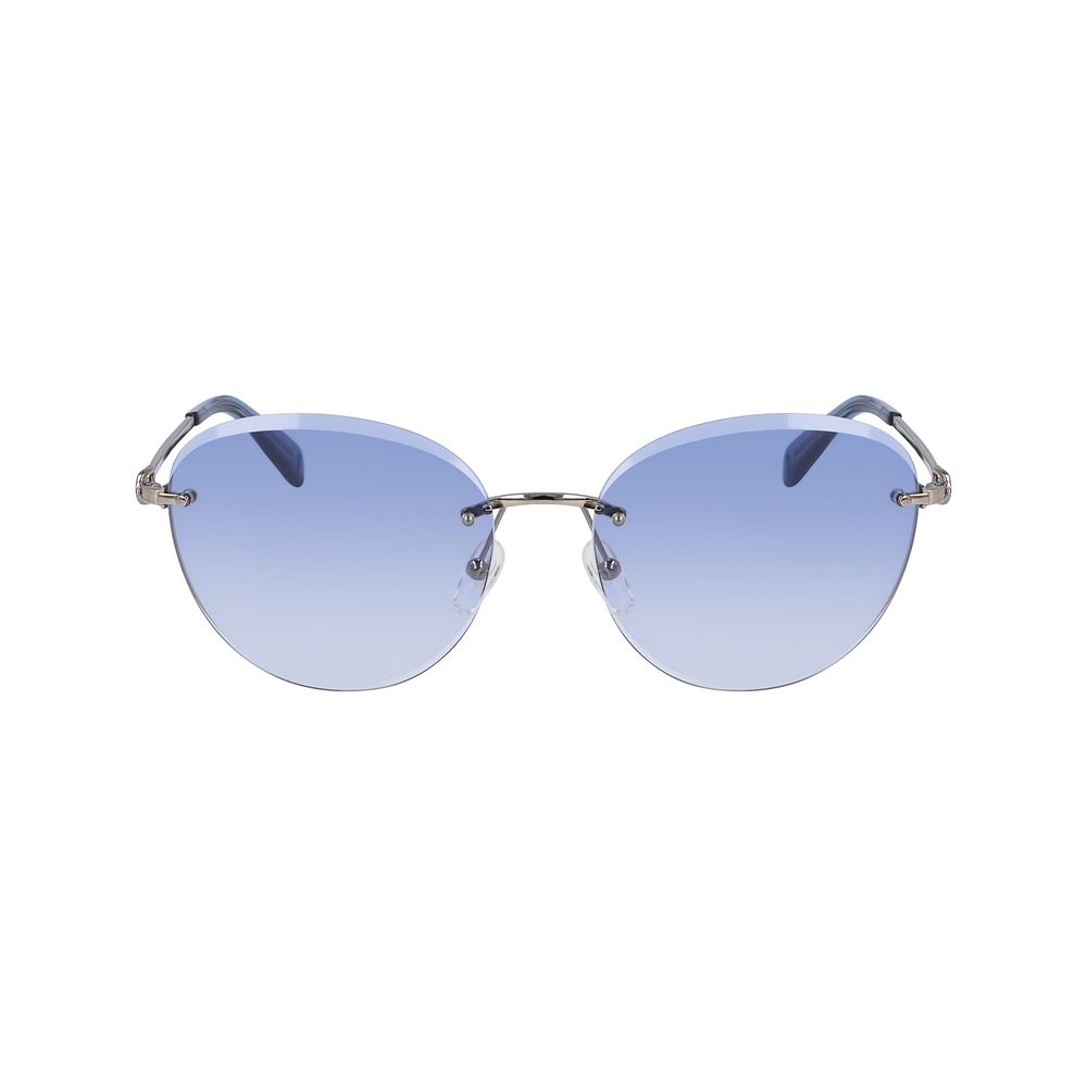 Occhiali da sole in metallo bicolore Longchamp